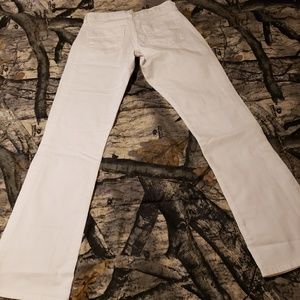 White (junior) jeans